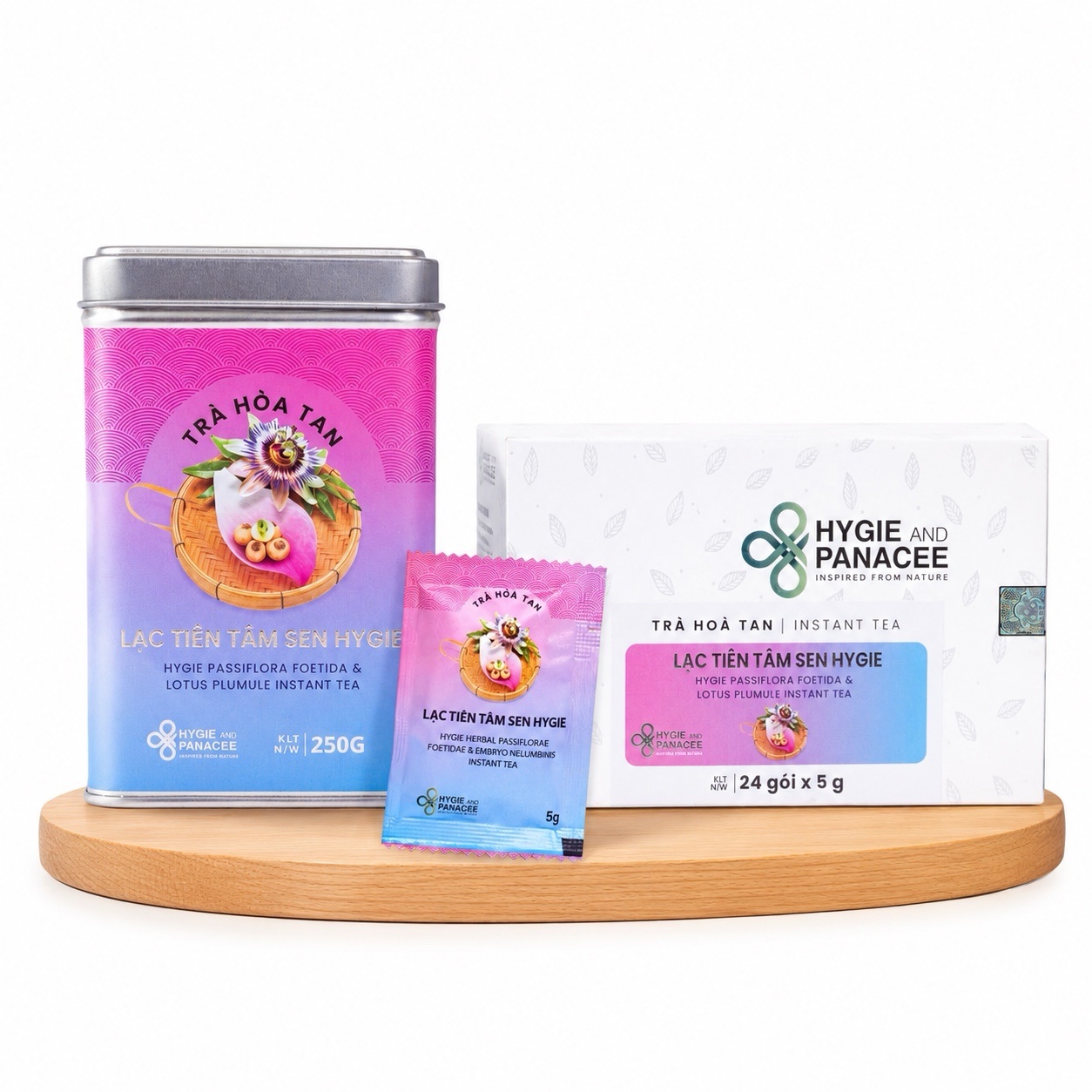 Trà Lạc Tiên Tâm Sen Hygie Hỗ Trợ Ngủ Ngon 120g/150g/250g