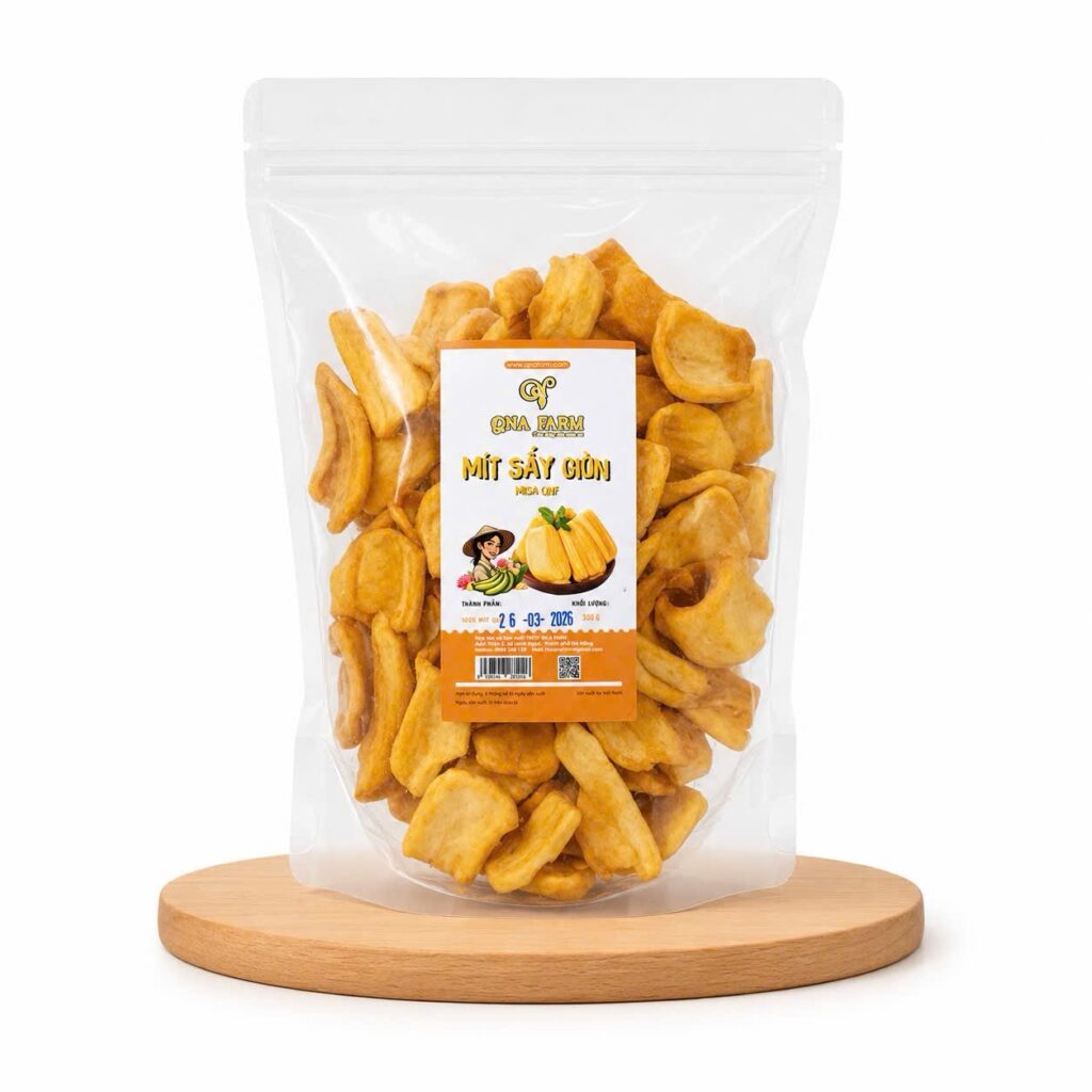 Mít Sấy Giòn QNaFarm 300g