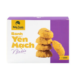 Bánh Yến Mạch Nho Khô Balyfoods 200g