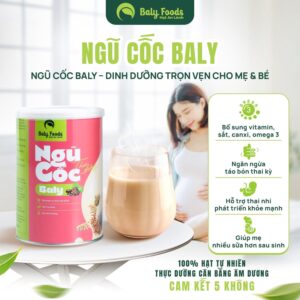 Ngũ Cốc Thực Dưỡng Baly Cho Mẹ Bầu Balyfoods 500g