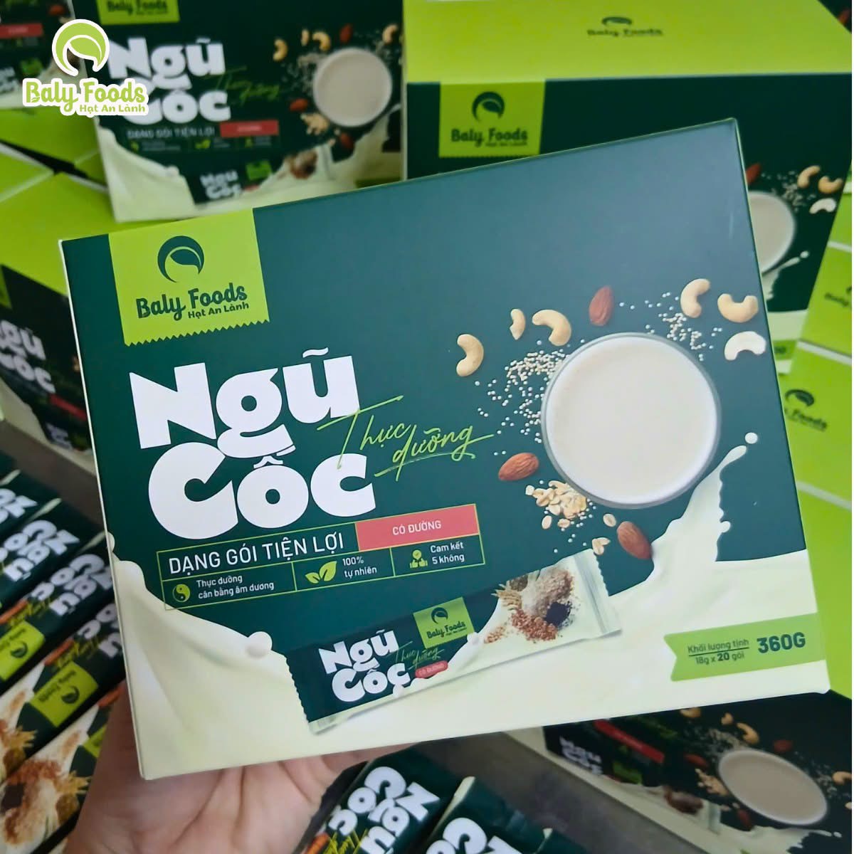 Ngũ Cốc Thực Dưỡng Balyfoods Có Đường Hộp 20 gói x 18g - Ảnh 7