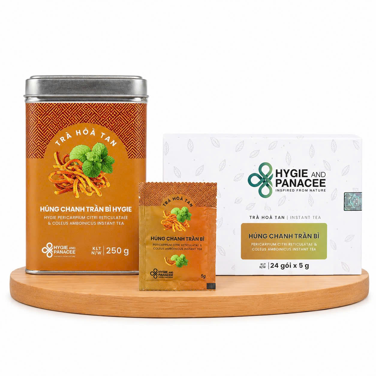 Trà Húng Chanh Trần Bì Hygie 120g/150g/250g